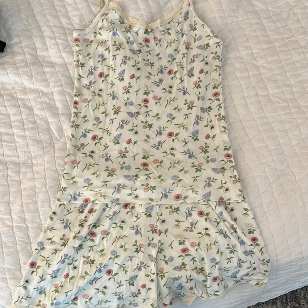 Floral Print Women's Sleepwear Set